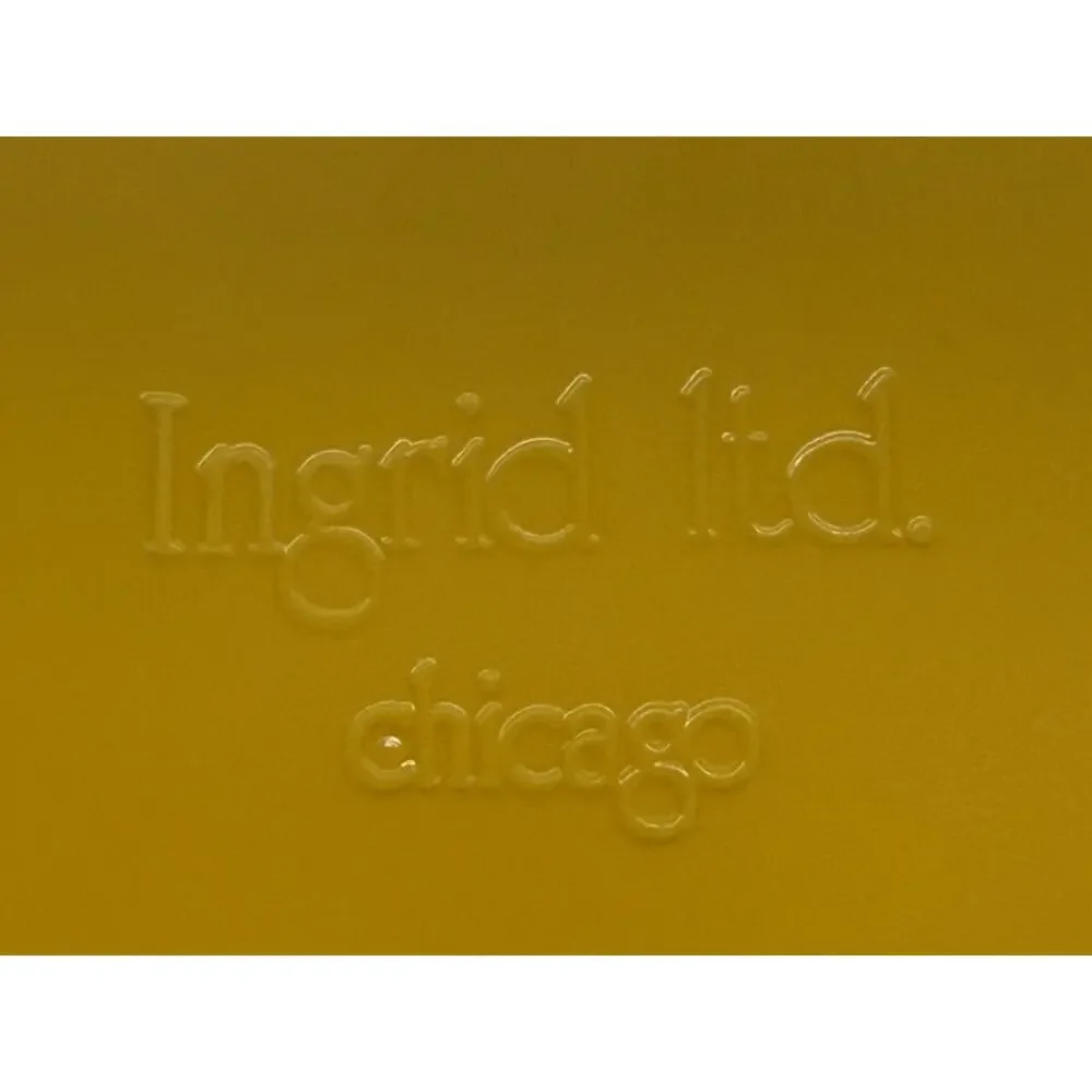 Vintage mid cent mod Ingrid Ltd Chicago plates set of 4 Dinner, 8 Salad & 3bowls
